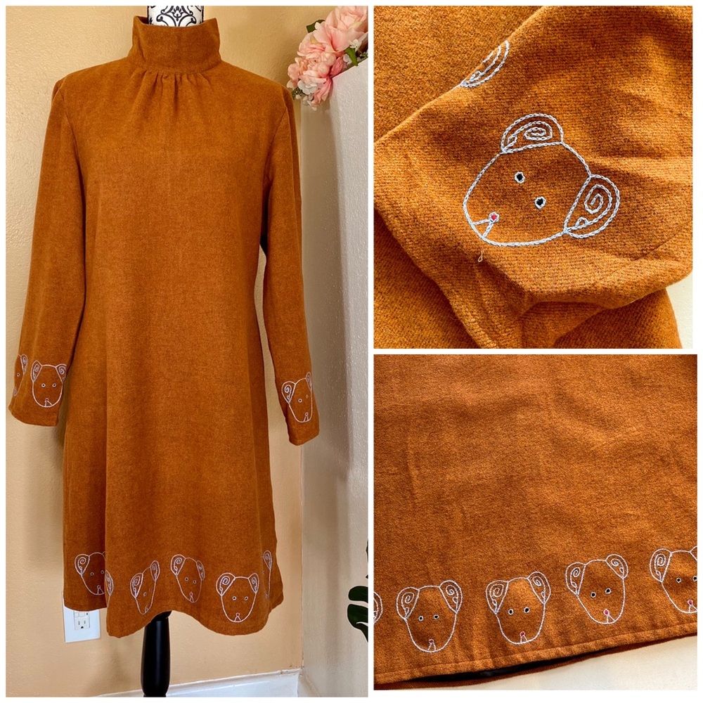 🐻 Bear Turtleneck Sweater Dress 🐻